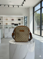 CLASSIC STYLE GG MONOGRAM CROSSBODY MESSENGER BAG